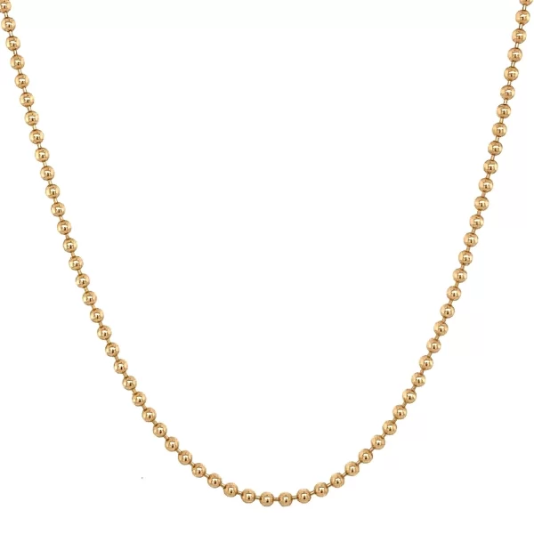 Round Gold Bead Chain