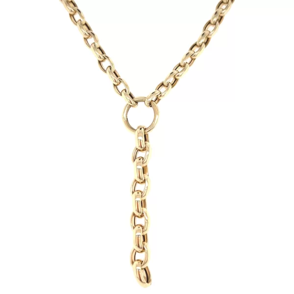 belcher chain y necklace