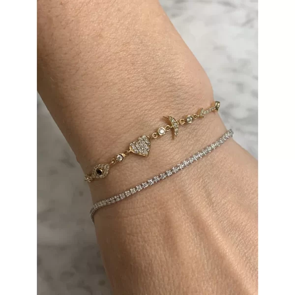 diamond i love you to the moon and back bracelet 14 kt gold natural diamonds 725622 720x 1