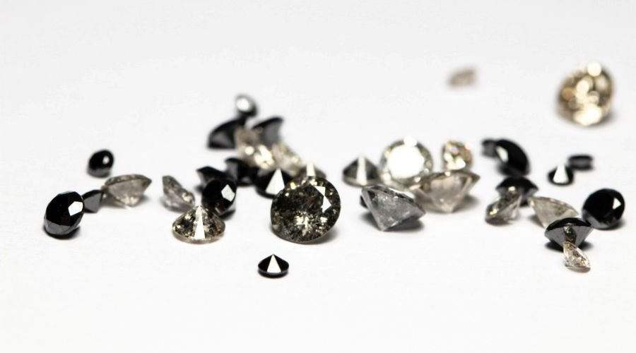 Natural Low Quality Salt and Pepper Diamonds