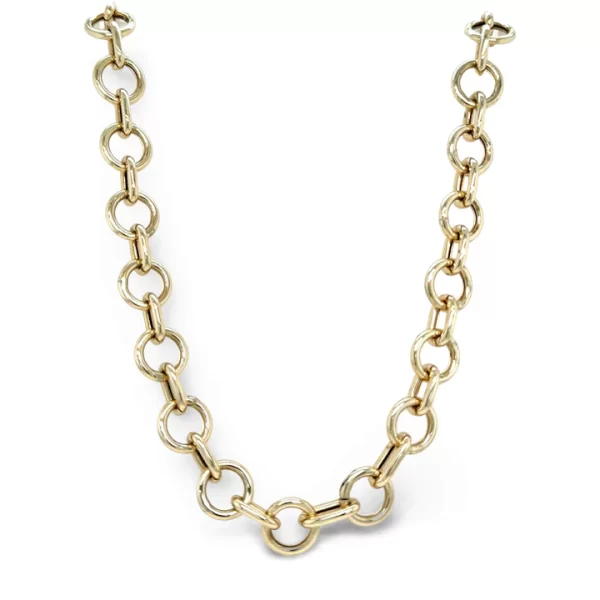 round link chain necklace necklace