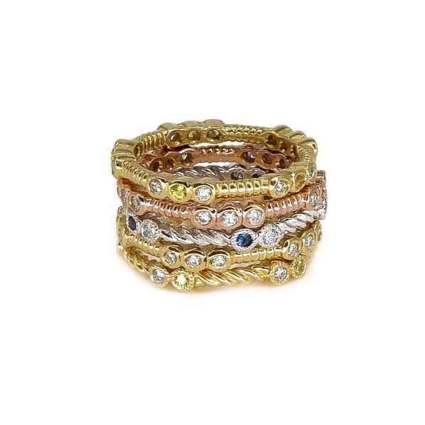 three stone beaded stacking ring 18k gold custom gemstones 613253 1800x1800 1